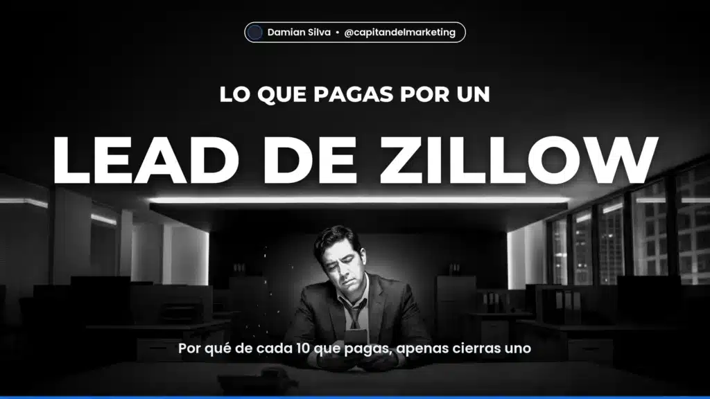 LEAD DE ZILLOW — Por qué de cada 10 que pagas, apenas cierras uno
