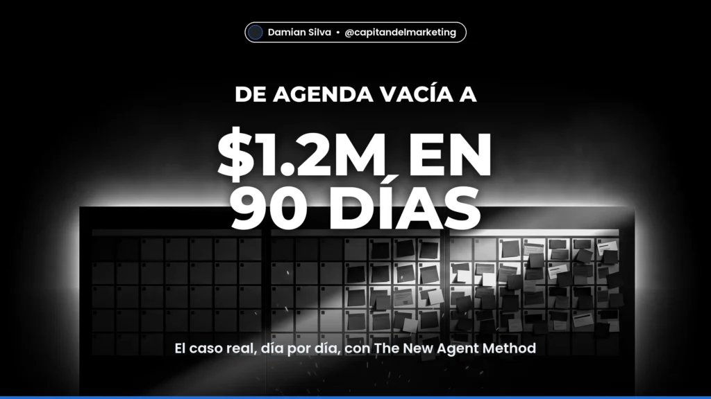$1.2M EN 90 DÍAS — El caso real, día por día, con The New Agent Method