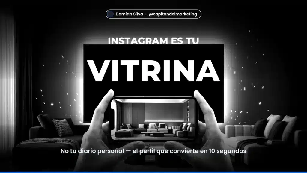 VITRINA — No tu diario personal — el perfil que convierte en 10 segundos