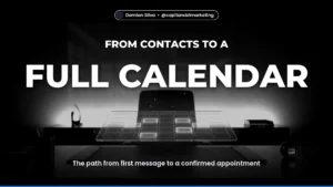 FULL CALENDAR — The path from first message to a confirmed appointment