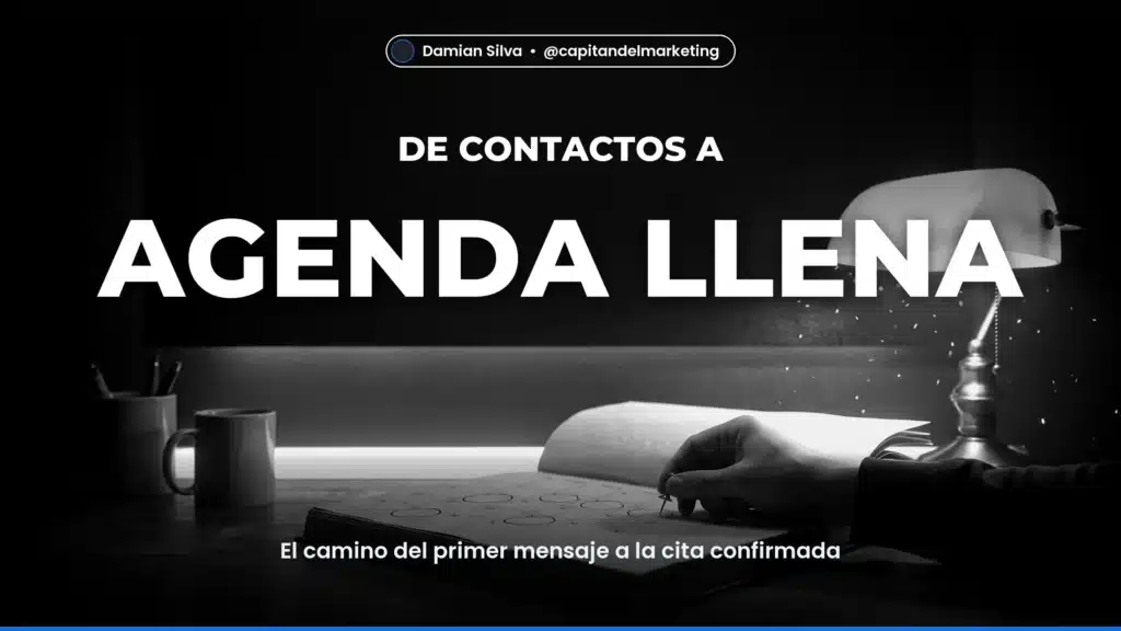 AGENDA LLENA — El camino del primer mensaje a la cita confirmada